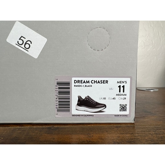 Rabbit Dream Chaser Mens 11 Running Shoes Black RMSDC-1_BLACK New In Box main image 4